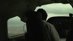 Flying Kenya to Juba, South Sudan Stock Footage