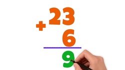 2-Digit plus 1- Digit Addition: What is 23 plus 6? Instructional Video