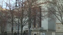 CLEAN : Germany kicks out Russian diplomats over Berlin murder: images of the Russian embassy in Berlin News Clip