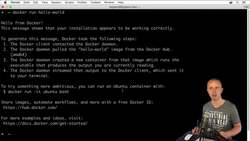The Complete Practical Docker Guide - Creating New Container from the Image Instructional Video