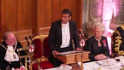 Rishi Sunak delivers speech at Lord Mayor's banquet - full speech News Clip