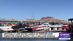 Low Water Levels At Hoover Dam, Glen Canyon Dam Threaten Power Supply News Clip