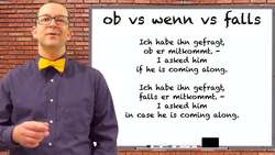 How to Use Subordinating Conjunctions in German: dass, weil, ob, wenn & more! Instructional Video