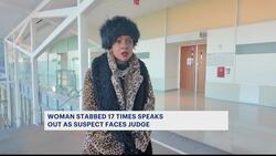 'I'm fighting for my justice.' Woman stabbed 17 times faces attacker in criminal court News Clip