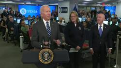 Biden Says DeSantis Is Happy With Federal Response to Hurricane Ian News Clip
