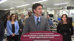 Trudeau questioned about a police officer potentially revealing his location to protesters News Clip