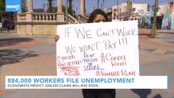 884,000 Workers File Weekly Jobless Claims News Clip