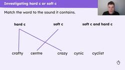 Spelling words using soft c Instructional Video