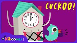 Tick Tock I'm a Little Cuckoo Clock | Songs for Kids | The Kiboomers | Kids Songs | Telling Time Instructional Video
