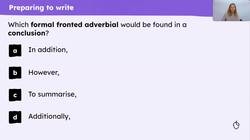 Writing the conclusion of an explanation text about mummification Instructional Video