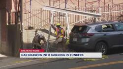 Police: Driver slams into Yonkers building, causing scaffolding collapse News Clip