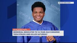 Memorial created for 14-year-old fatally struck in Canarsie by speeding car News Clip