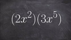 Using the rules of exponents to multiply monomials Instructional Video