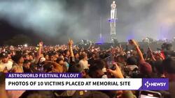 Photos Of Astroworld Victims Placed At Memorial Site News Clip