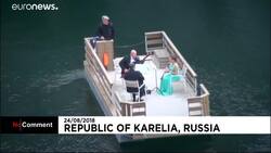 Watch: Orchestra players perform on water News Clip