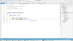 ASP.NET 6.0 - Build Hands-On Web Projects - Create the Customer and Order Classes Instructional Video