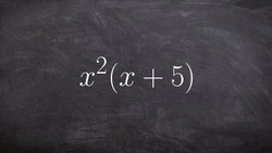 Applying the Distributive Property to Multiply a Monomial by a Binomial Instructional Video