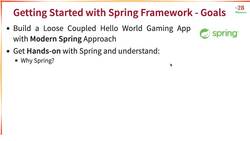 Java Programming for Complete Beginners - Java 16 - Step 01 - Getting Started with Spring Framework – Goals Instructional Video