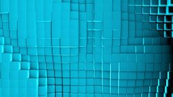 Mosaic Cubes Background Looping Stock Footage