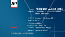 Venezuela's Guaido addresses crowd after mass Instructional Video