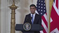 Rishi Sunak and Joe Biden meet at White House – press conference highlights News Clip
