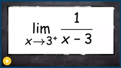How to evaluate the right hand limit at an asymptote Instructional Video