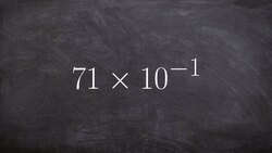 Writing a number in scientific notation Instructional Video