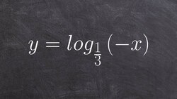 Graphing logarithmic equations Instructional Video