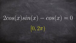 Solve trigonometric equation by factoring with sine and cosine Instructional Video