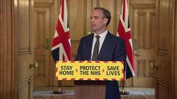 Raab on care home testing, deaths News Clip
