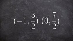 Determining positive slope between two points Instructional Video