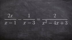 Learn how to solve a rational equation and check your solutions Instructional Video