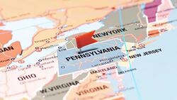 Pennsylvania from USA States Stock Footage