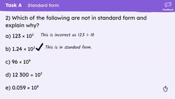Writing large numbers in standard form Instructional Video