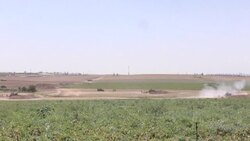 CLEAN : Israeli soldiers fire at Gaza Strip from Sderot position News Clip