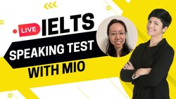 Live IELTS Speaking Test with Student Mio - IELTS Energy Podcast 1305 Instructional Video