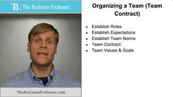 Establishing Team Dynamics: The Importance of a Team Contract Instructional Video