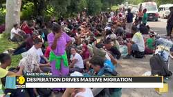 US: Migrant's Desperate March Before Donald Trump's Return News Clip