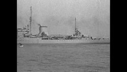 Warships of British Navy at docks in Portsmouth and patrolling North Sea News Clip