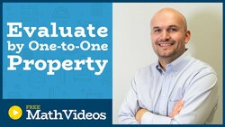 Master Evaluating a Logarithmic Expressions using the one to one property Instructional Video