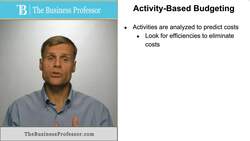 Activity-Based Budgeting Instructional Video