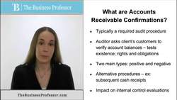 Understanding Accounts Receivable Confirmations Instructional Video