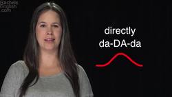 English Stress: 3-syllable Words Instructional Video