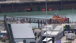 People thought to be migrants arrive in Dover following small boat incidents News Clip