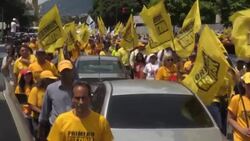 CLEAN : Venezuela Opposition lawmaker marches against Maduro vows to keep fighting News Clip