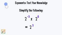 Laws of Exponents: Test Your Knowledge Instructional Video
