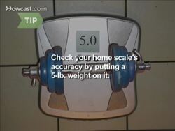 How to Weigh Yourself Correctly Instructional Video