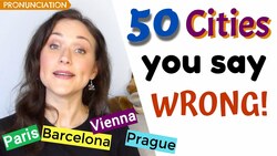 50 City Names You Pronounce Wrong! | (How to say European cities in English) Instructional Video