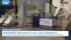Moderna Requests Full FDA Approval For Its COVID-19 Vaccine News Clip
