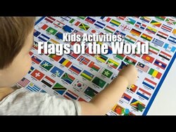 Sorting Colours and Shapes: Flags of the World Instructional Video